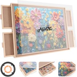 1500 Piece Rotating Puzzle Board with 4 Drawer, In Box