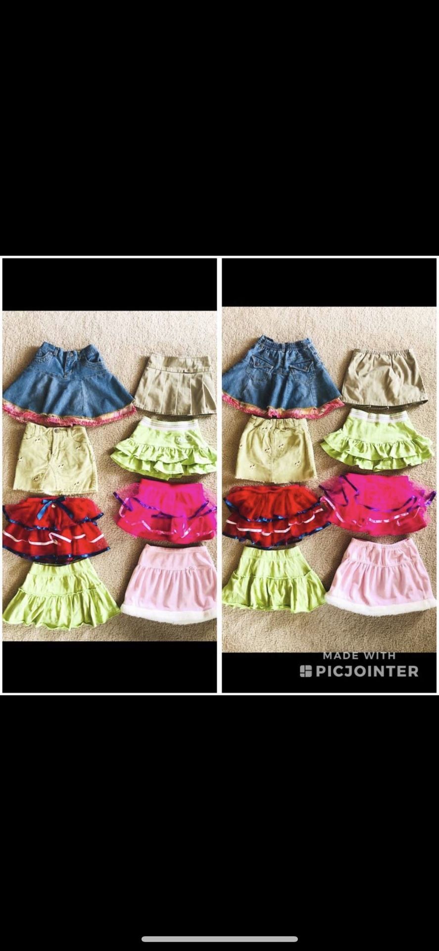 4T girl skorts skirts Disney Kenneth Cole Kidture Gymboree horse corduroy tutu tulle Holiday toddler faux fur