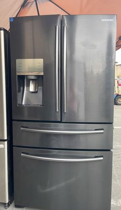 Samsung 4 Door Counter Depth Black Refrigerator Fridge
