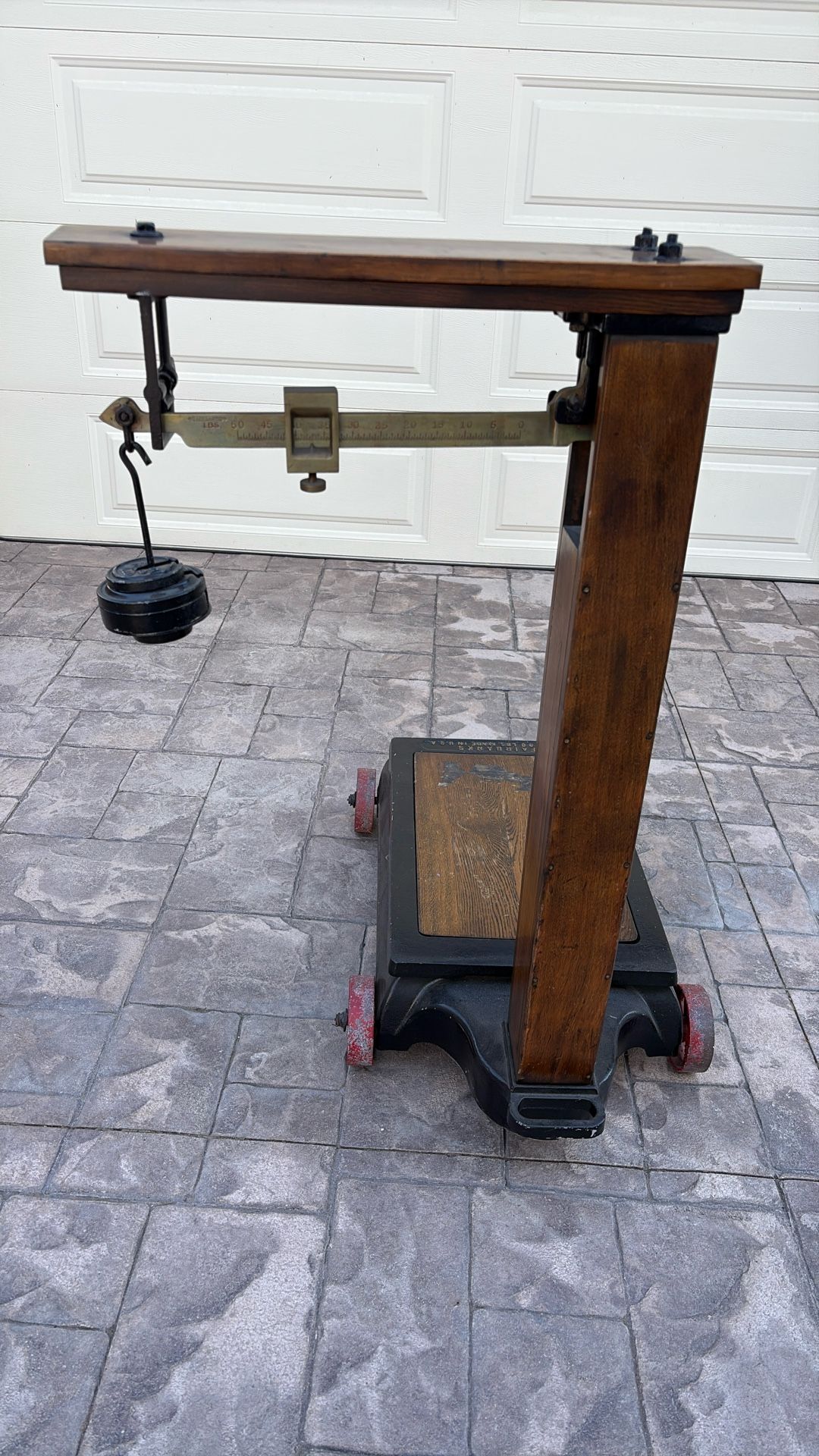 Vintage Fairbanks Industrial Platform Scale