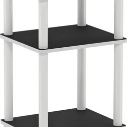 3-Tier Turn-N-Tube End Table 13.4(W)x11.5(D)x22.8(H)inches.
