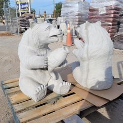 CEMENT BEAR STATUE $220 EACH