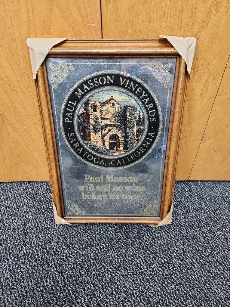 Paul Masson Vineyards Mirror. California Winery