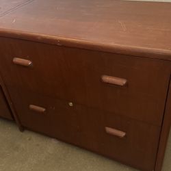 Wooden Double Filing Cabinets