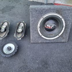 10" Rockford Fosgate And Speakers