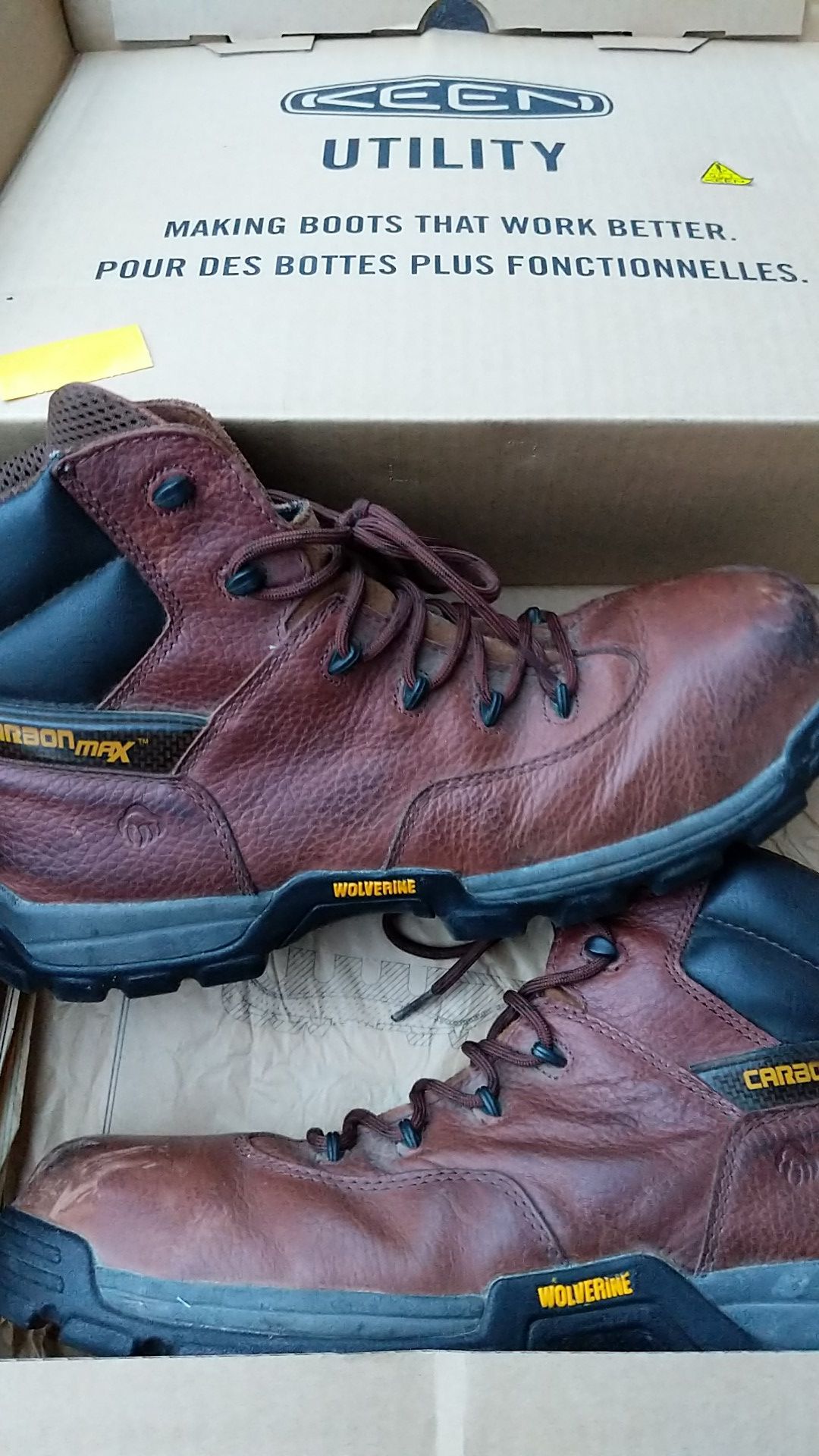 Keen Wolverine Carbon Max Safety Toe Sz 13