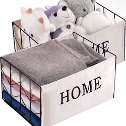 3 Pcs Closet Organizers Storage Baskets Toy Organzier Storage Bins for Organizing, Detachable Bedroom Organizer, Sturdy Storage Bin