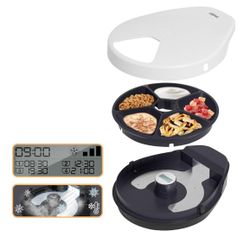 New In Box!!  Smart Refrigerated Cat/Dog Feeder With Semi Conductor Refrigeration And Timer (5 Compartments) Keep Food Fresh 24 Hours A Day $30 (#508)