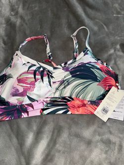 Calia 1X Tropical Print Sports Bra with Tags