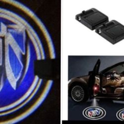 2 Buick universal wireless projector door lights easy to apply with 3M included SHIPPING AVAILABLE