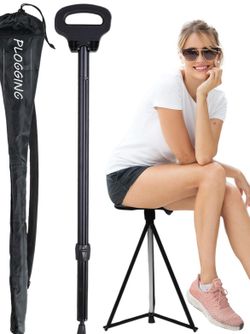 Plugging portable cane young older can be use as seat