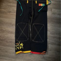 Lucky Gi Jiu Jitsu Pants Rasta Collection  A2