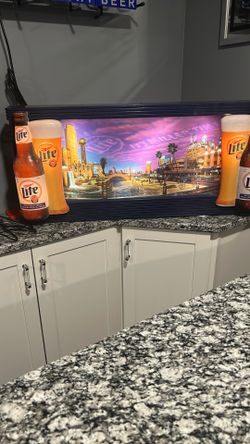 Miller Lite coast to coast neon
