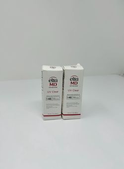 EltaMD UV Clear Face Sunscreen SPF 46, Oil-Free with Zinc Oxide 2 Pack