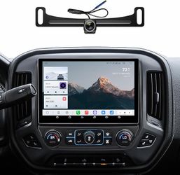 Car Stereo Radio Chevy Silverado 2014 2015 2016 2017 2018 GMC Sierra, Wireless Apple CarPlay Android Auto, 11.5” Touch Screen Head Unit, Backup Camera