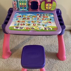 Vtech Touch And Learn Desk Deluxe + PreK Expansion Pack
