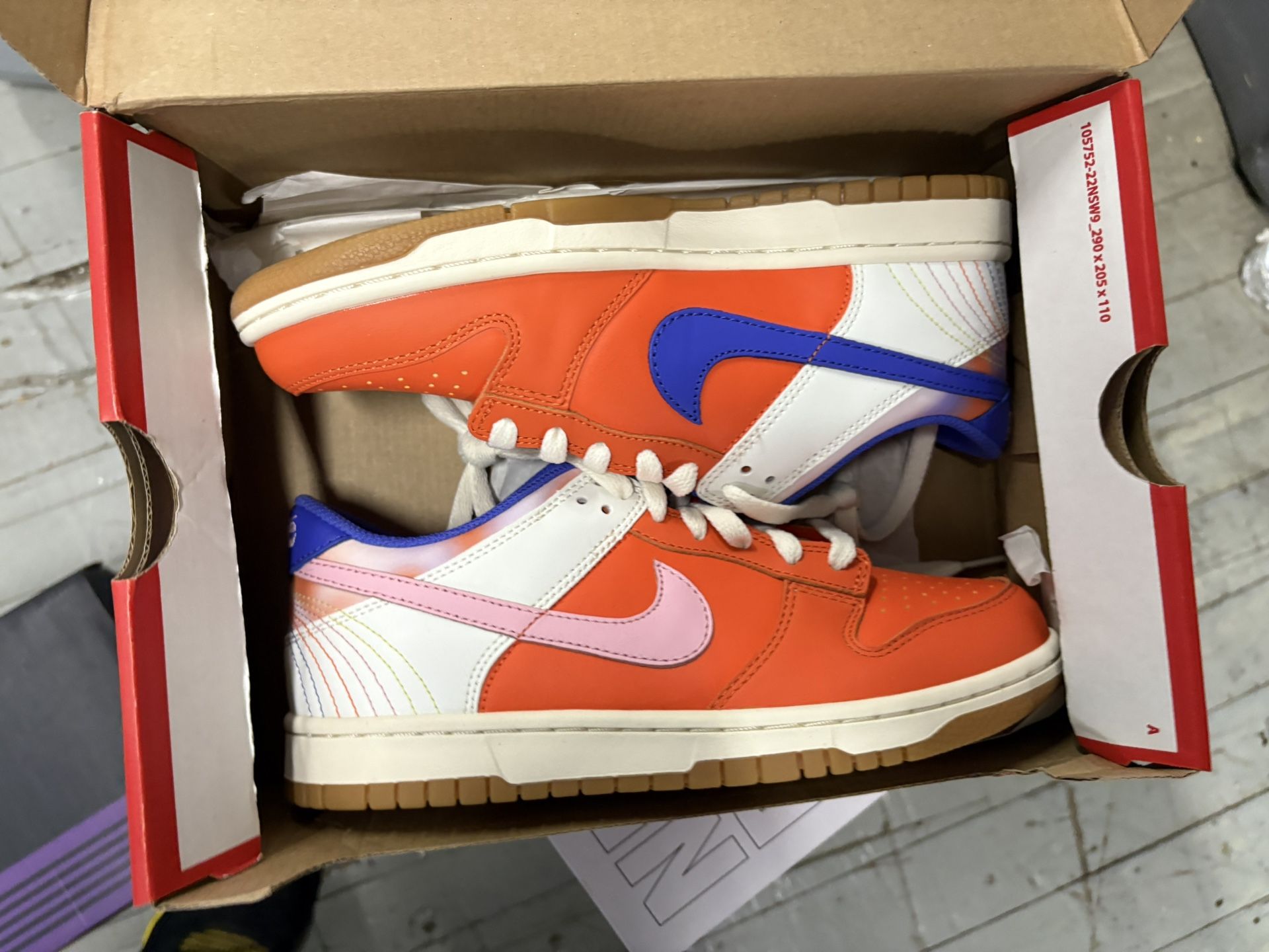 Brand New Nike Dunk Low New Size 6y