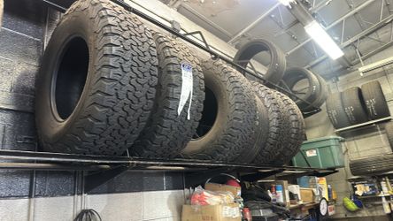 5 bf Goodrich lt315/70/17 used tires