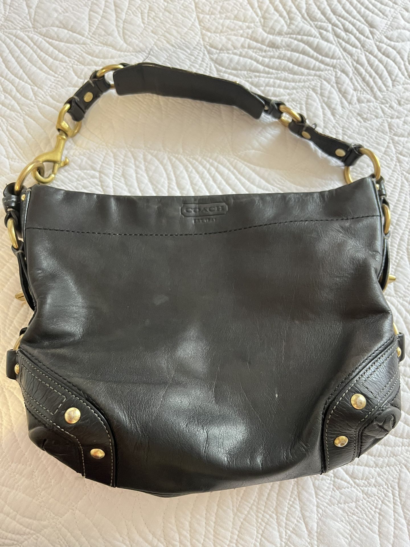Coach Black leather Bag