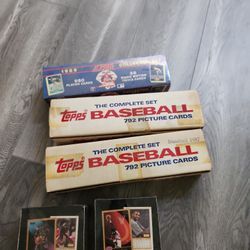 Baseball Cards (Topps 1987 & Score 1989) Complete Sets