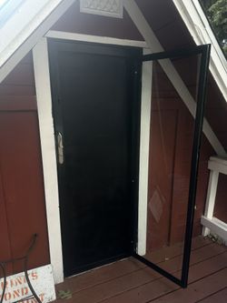 Iron Gate Fence Wood