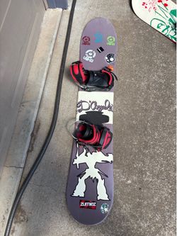 Children’s Dinosaurs Will Die D’Angelo pro model snowboard