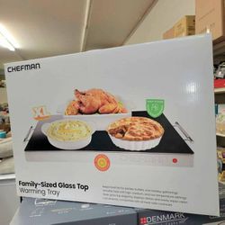 Chefman Electric Warming Tray w/ Temp Control, 21 x 16, Stainless Steel  w/ Glass Top for Sale in Las Vegas, NV - OfferUp