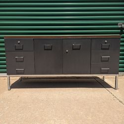 Vintage 1970's Steelcase Credenza 