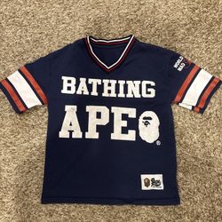 Bape Football Jersey Navy Size XS