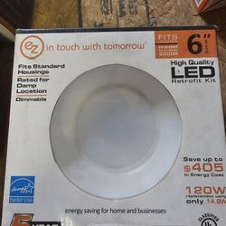 6 In Recessed LED lighting Retrofit Kit- dimmable