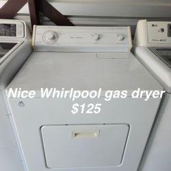 Nice Whirlpool Gas Dryer 