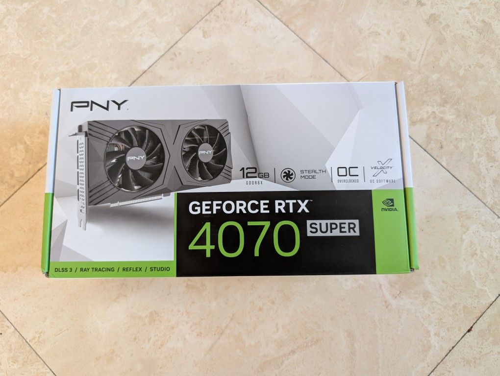 PNY GeForce RTX 4070 SUPER Graphics Card (Like New)
