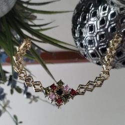 14K Rose Gold Plated Bracelet