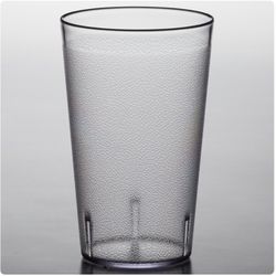 Carlisle 553207 Stackable 32 oz. Clear SAN Plastic Tumbler - 48 each =Z12-174