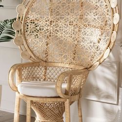 Peacock Chair, Natural Brown