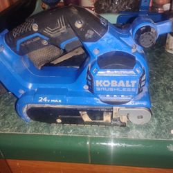 Kobalt Belt Sander - Battery Powered - Tool Only!