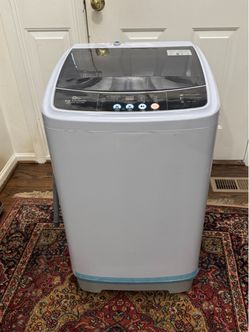Nictemaw 2.4 Cu. Ft. Portable Full-Automatic Washing Machine with Hoses