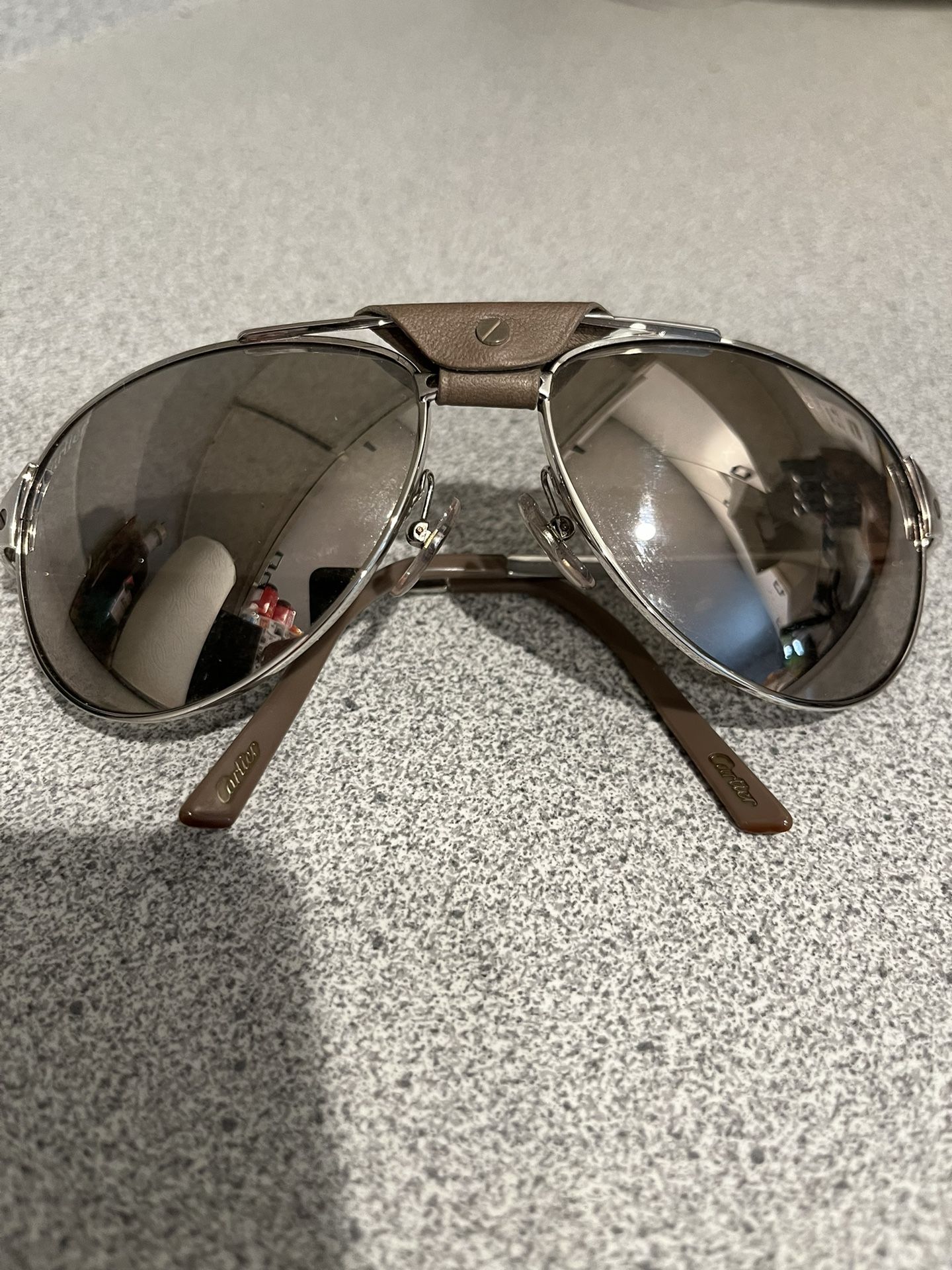 Cartier Santos Dumont Aviator Sunglasses