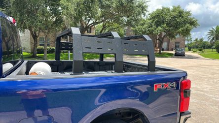 Yzona 19.2-22.3" Hight Bed Racks Truck Cargo Carrier with 2 LED Lights Compatible with Tacoma/Ram 1500/ Tundra/Silverado/Sierra/ F150/ Titan/Canyon/Ra