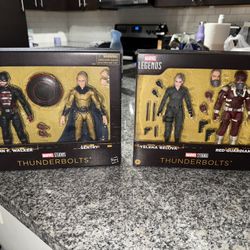 Marvel Legends Thunderbolts 2 Pack: John F Walker And Sentry,yelena Belova And Red Guardian 