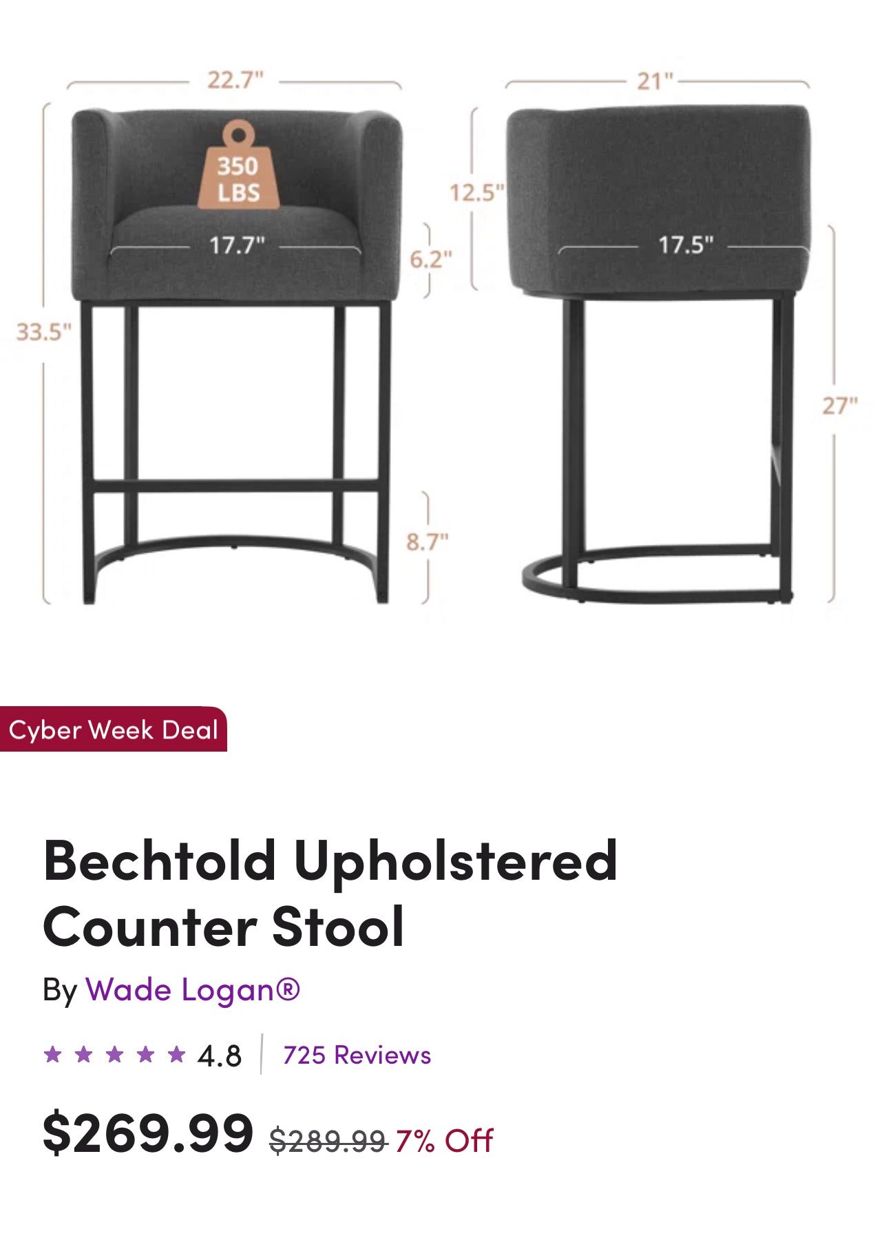 4 Counter Stools