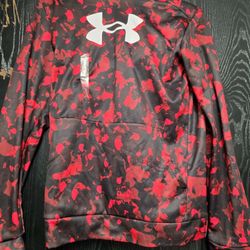 Under Armour Loose Fit Hoodie With Kangroo Pocket- Size Youth XL
