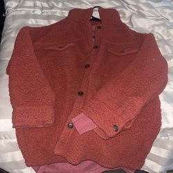 Ella Moss Collard Button up Sleeve shirt/Sweater 