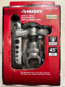 Husky Pro Flaring Tool for 3/16 IN - 3/4 IN Tubing Heavy-Duty 1003 915 700