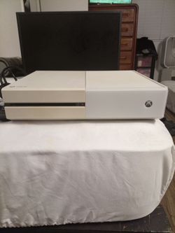 Xbox one headset and a TV