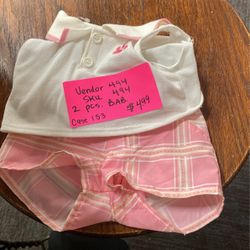 Build A Bear 2 Pc. Pink -$5.00 Located In Case 153
