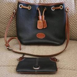 Rare Vintage Dooney Bourke Leather Purse Handbag