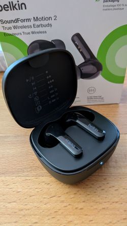 Belkin SoundForm Motion 2 True Wireless Bluetooth Earbuds