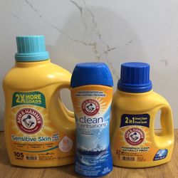 NEW Arm & Hammer Detergent And Scent Booster Bundle All For $15