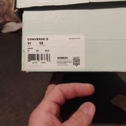 Men's Converse Off White Hi Tops Size 11